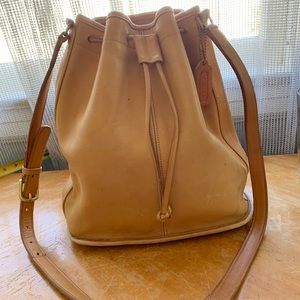 vintage coach bucket bag